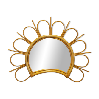 Mirror sun rattan 57cm
