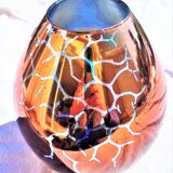 DESIGN VASE in copper gold glass color