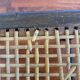 Chaise d’angle bois et rotin