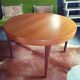 Round table in vintage teak 60s Scandinavian Rochebobois