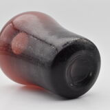 Vintage bubbled glass vase