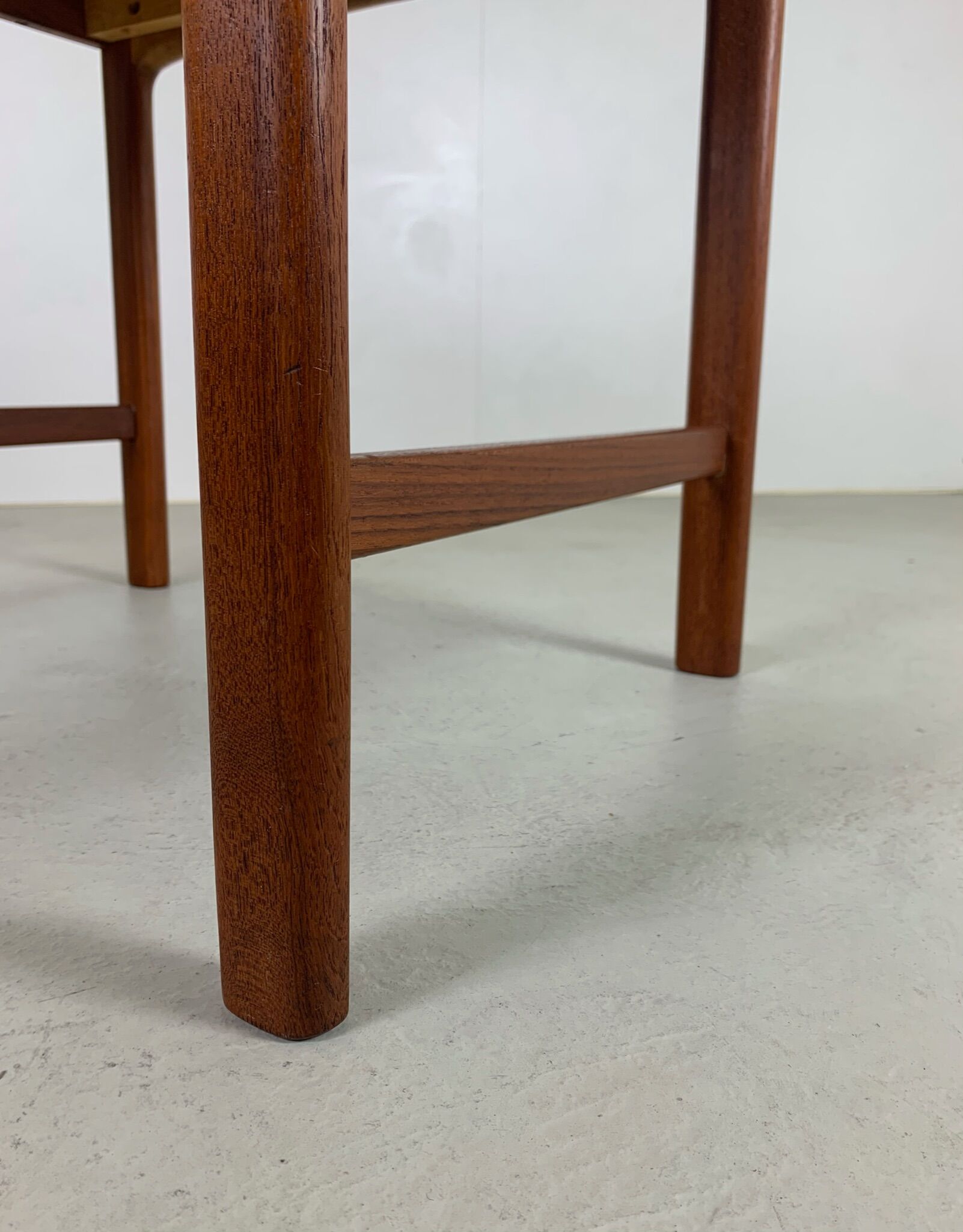 Midcentury teak beside table by Ygvar Sandstrom for AB Seffele Mobelfabrik, 1960s