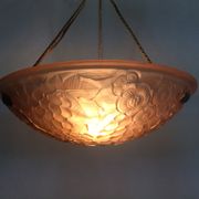 Suspension pink cacker Verdun Art Deco