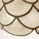 Vintage suspension in mother-of-pearl and brass