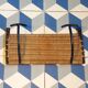 Iron and rattan coat rack 1950