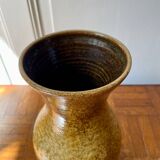 Glazed stoneware vase