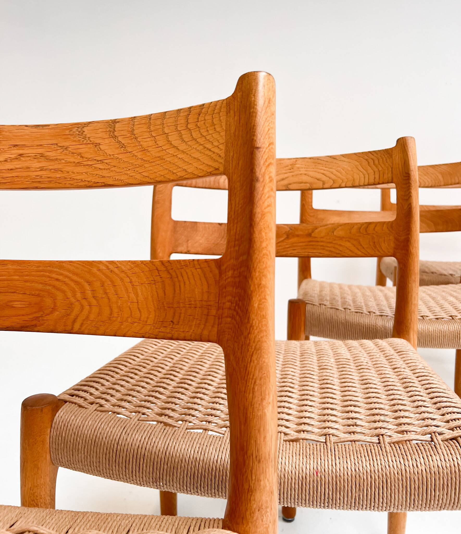 Set of 4 model 84 chairs by Niels Otto Møller, 1960s