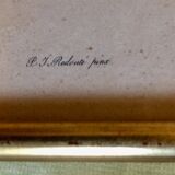 2 framed botanical posters