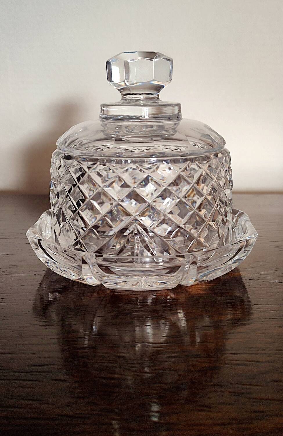 Beurrier en Cristal taillé - Superbe brillance