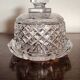 Cut crystal butter dish - Superb shine