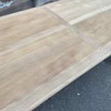 Farmhouse table natural raw oak 50s