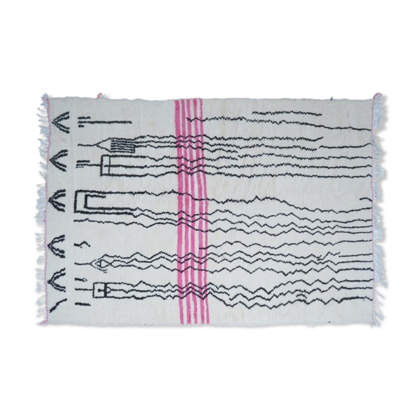 Colorful Berber carpet 260 x 180cm