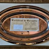 Plat de service ovale