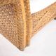 Woven rattan lounge set