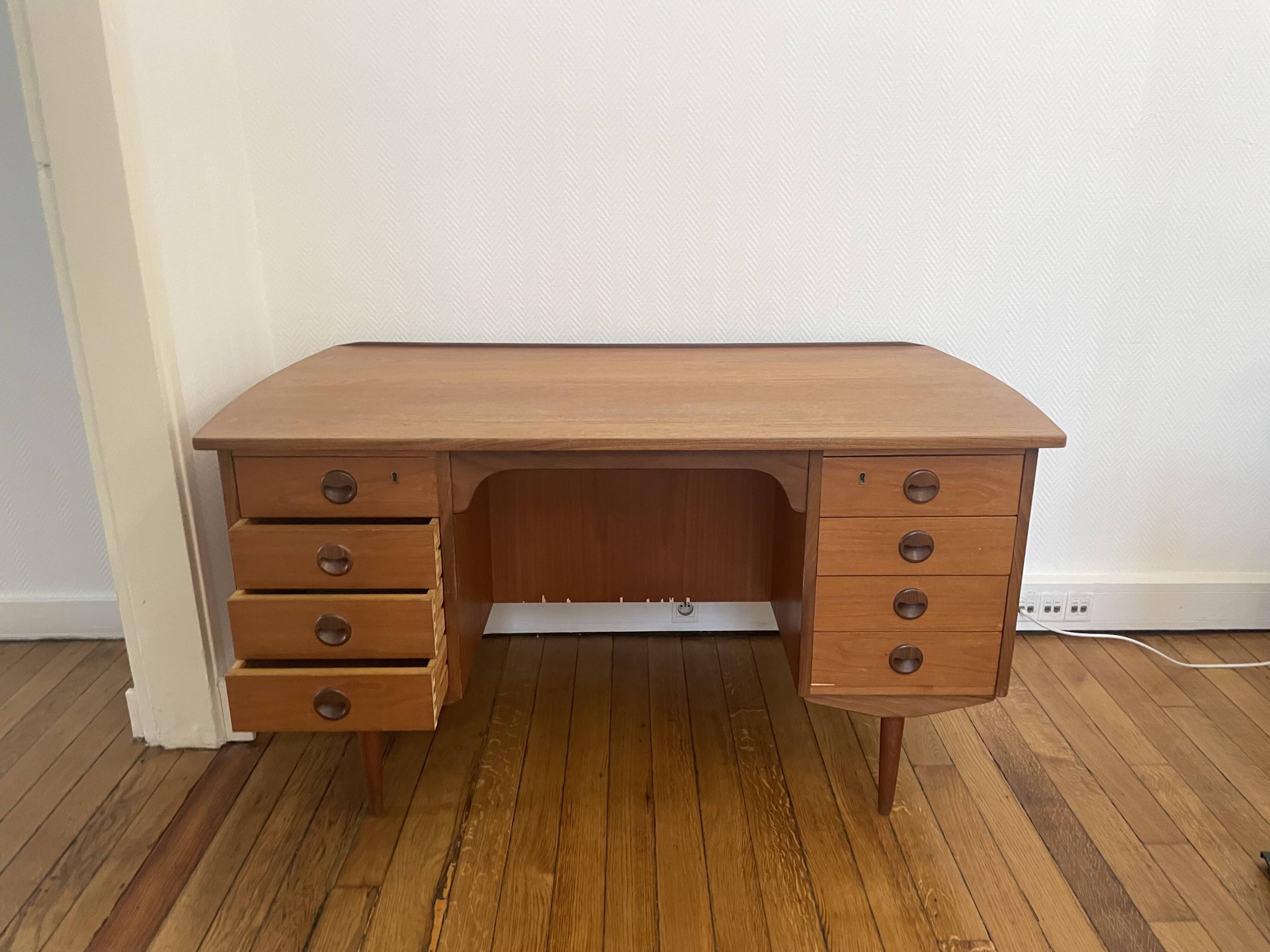 Vintage teak desk