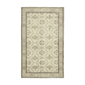 Tapis beige oriental fait à la main 163 cm x 278 cm