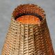 Vintage Italian Wicker Table Lamp