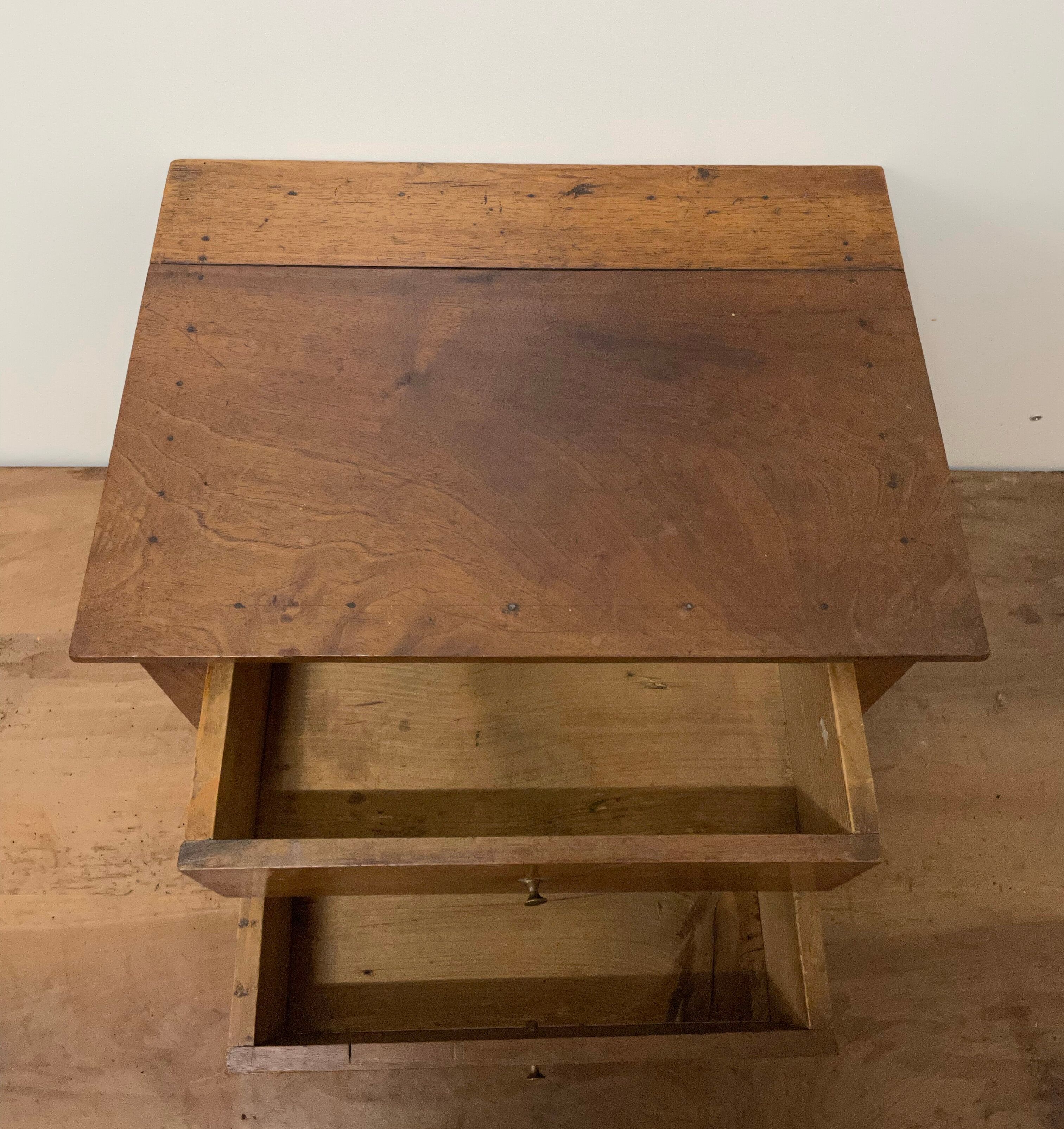 Low walnut cabinet