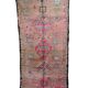 Tapis marocain rose - 149 x 348 cm