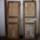 Paire de porte en bois du 18 eme siecle