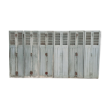 6 old double oak louvers