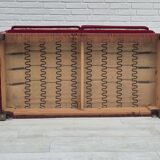1960s, Danish velour 2 seater drop arm sofa, velour, original condition.