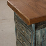 Vintage metal drawer unit