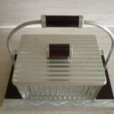 Bonbonnière on art deco mirror tray 1930