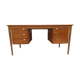 Danish oak and teak desk 1960