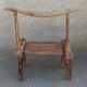 Tabouret ancien en bois. Art africain Baoulé de Côte d'Ivoire.