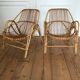 Pair of armchairs Basket Adult rattan