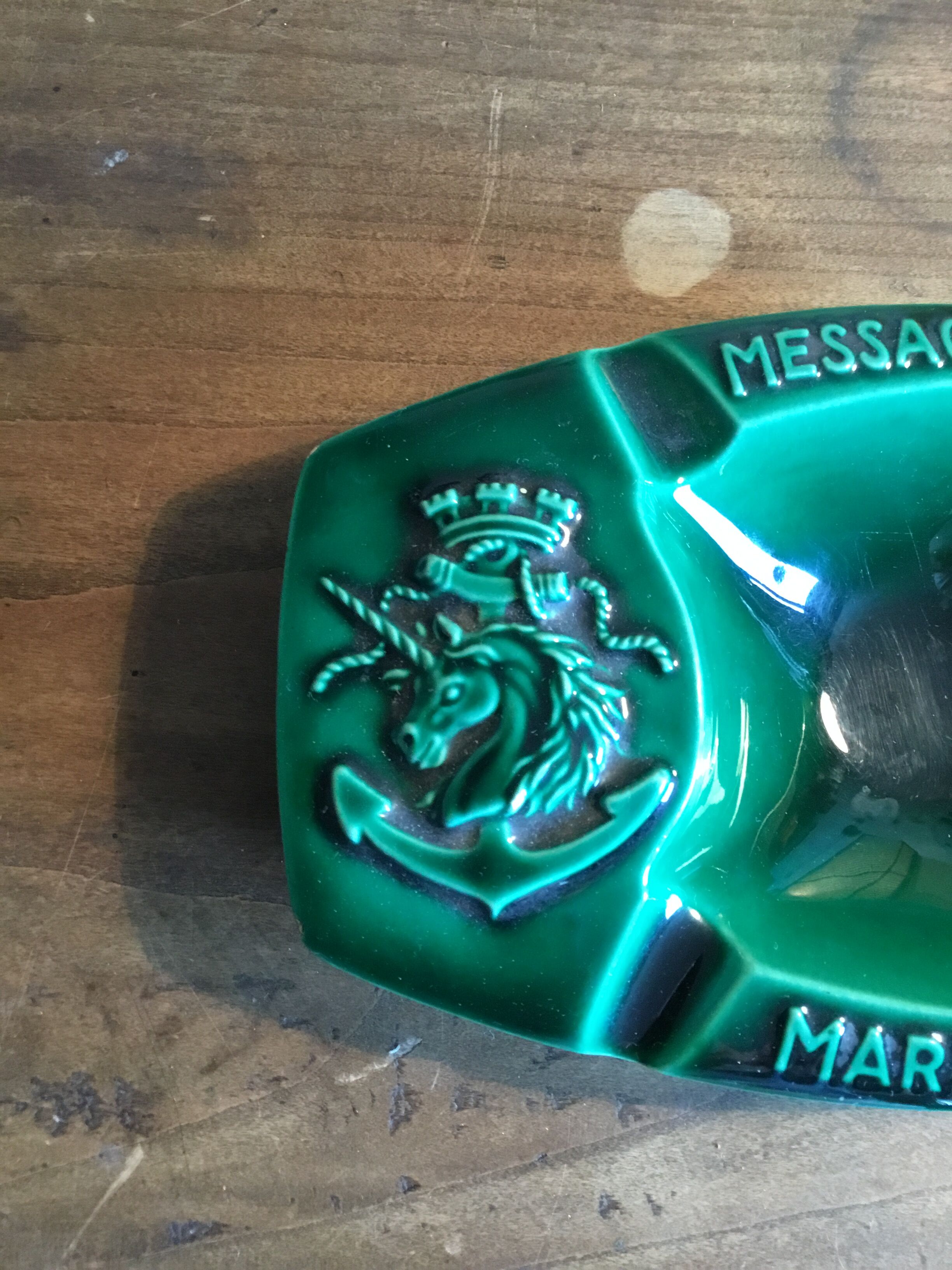 Cendrier vide poche messageries maritimes