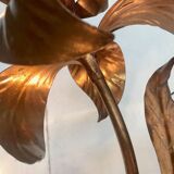 Gilded metal Florentine table or floor lamp by Hans Kögl, 1960s