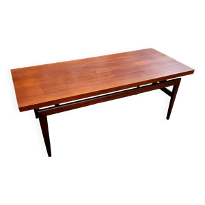 Table basse vintage en - teck