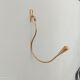 Pairs of vintage hooks in solid golden brass