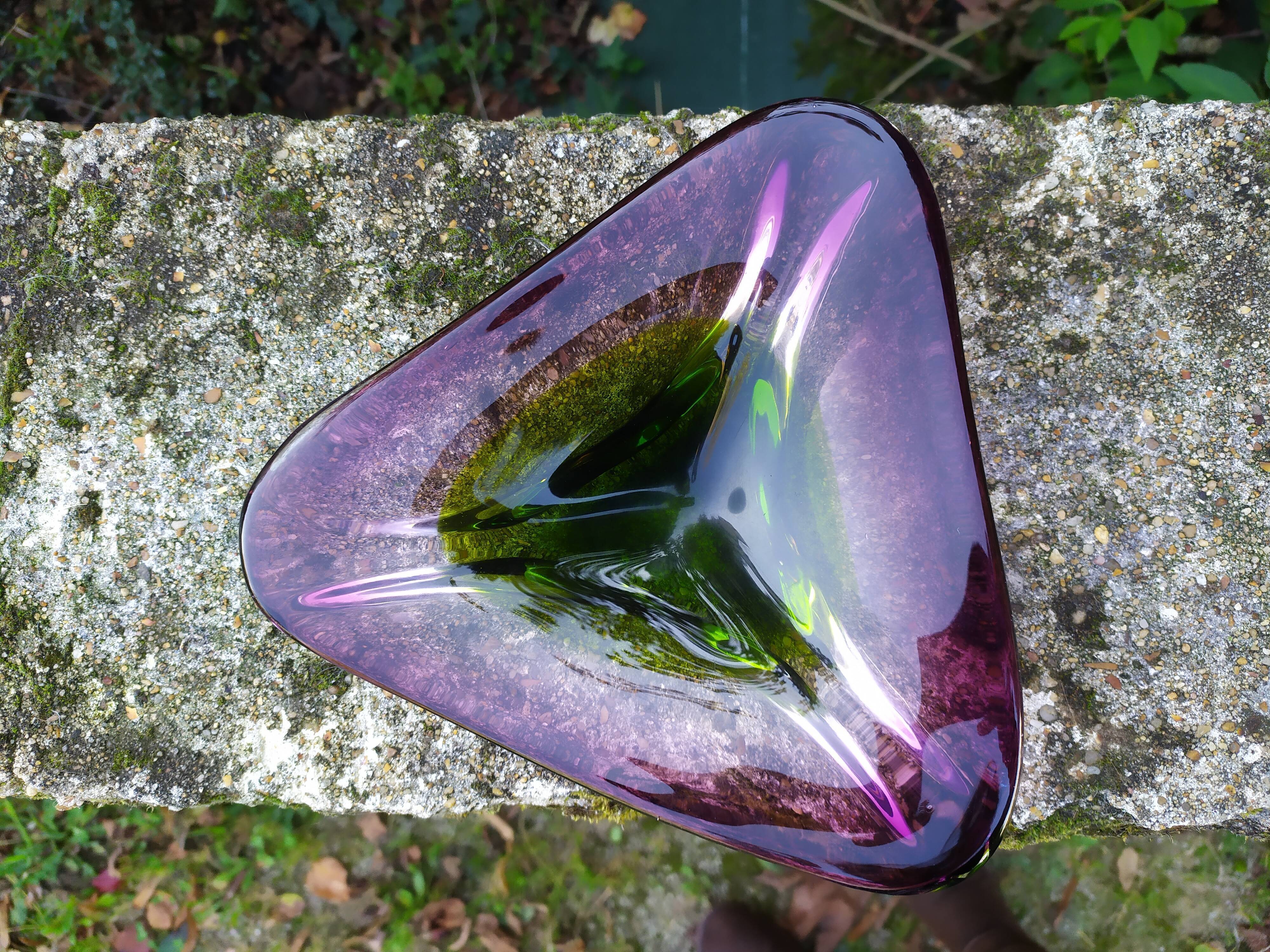 Blown glass cup from the 70s