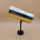 Brass pipe wall light on ball joint