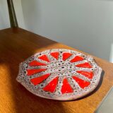 Vintage ceramic plate Vallauris style
