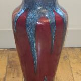Lampe en Grès Verni Rouge, 1950s