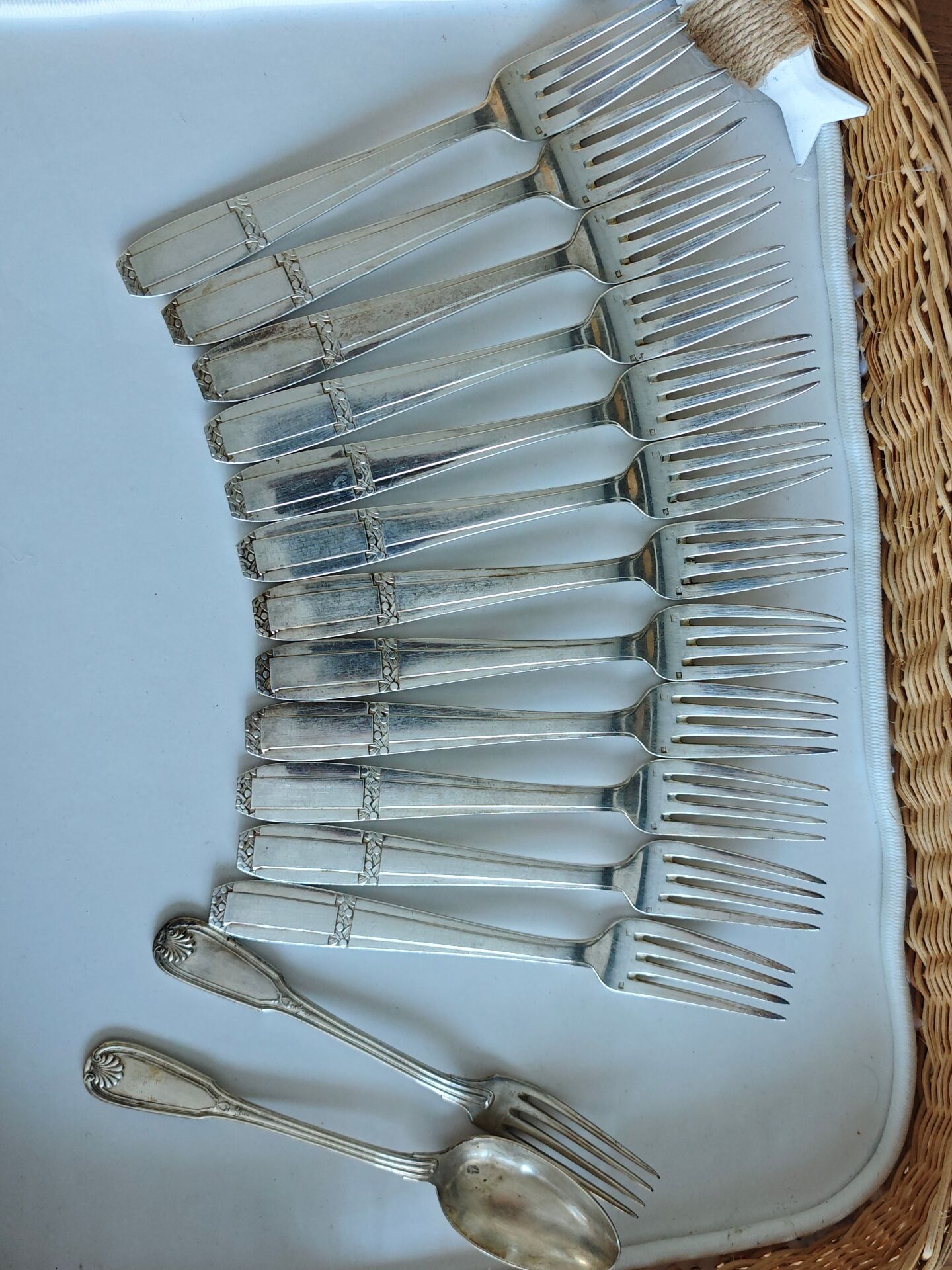 Art deco service of beautiful quality