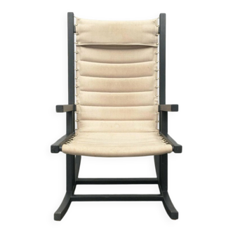 Mid-century German minimalist Safari rocking chair by Casala, 1960s.