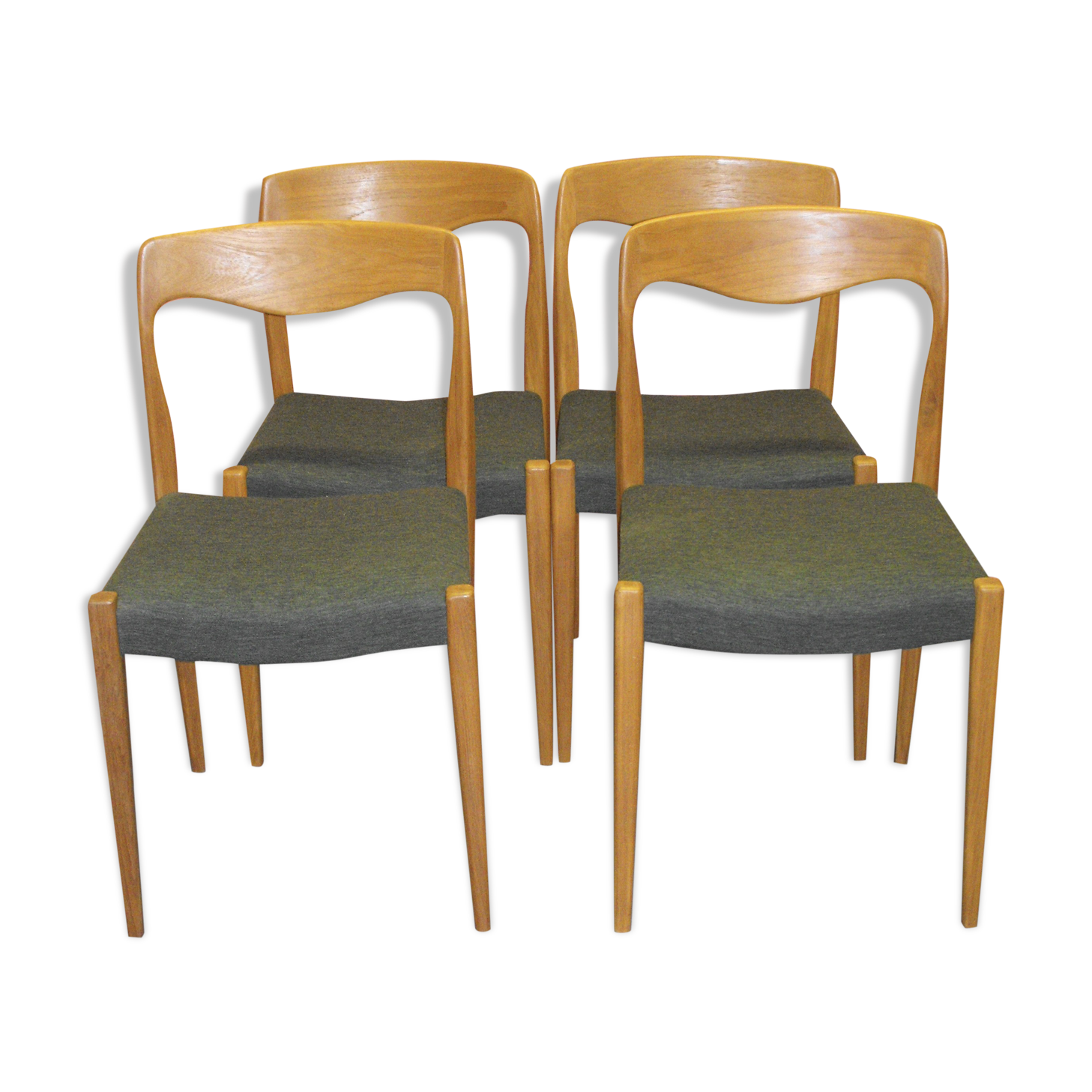 4 scandinavian chairs from the 60s