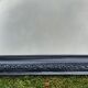 Old mirror Louis Philippe anthracite gray with pricked ice.