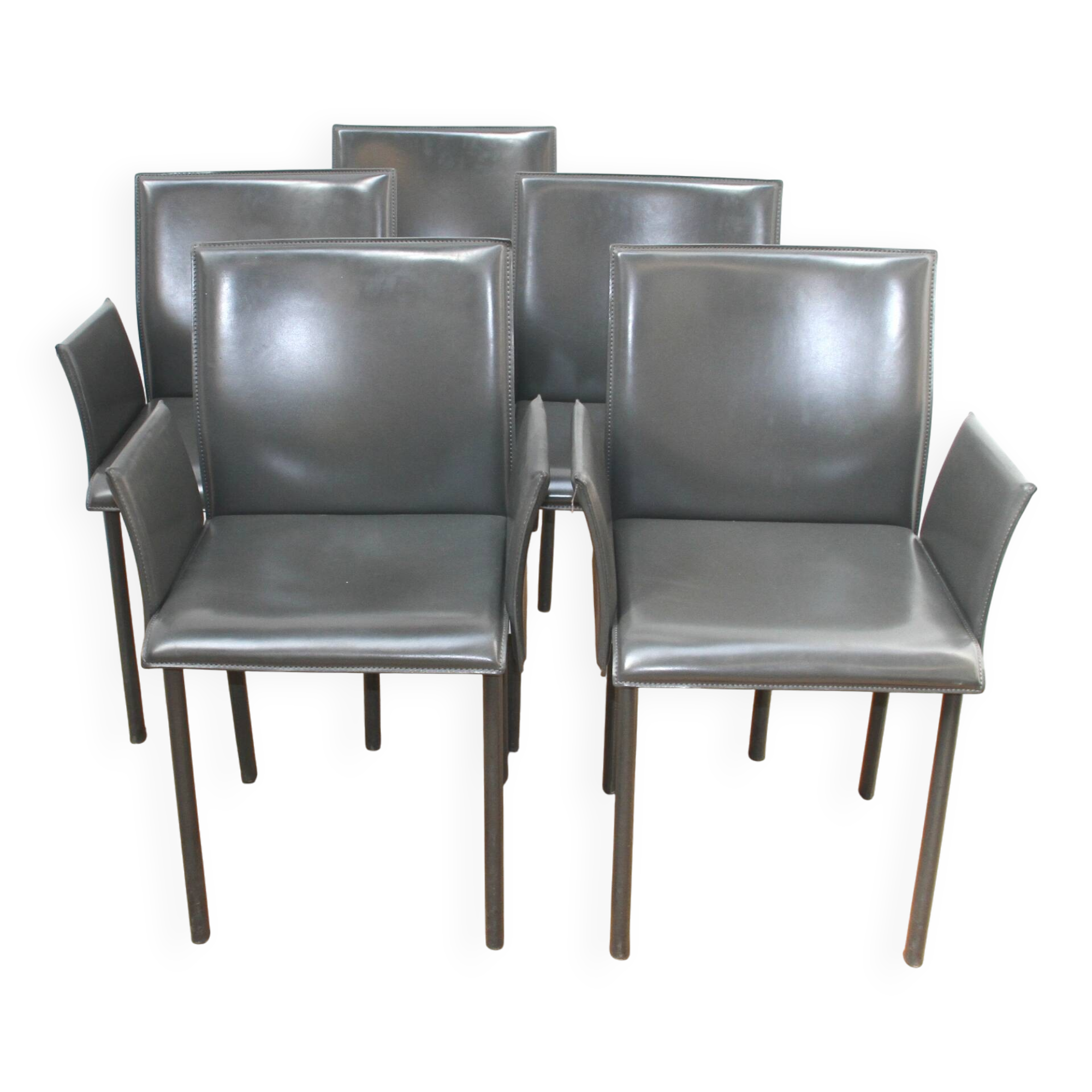 Set of 5 Marcia armchairs, Protis