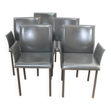 Set of 5 Marcia armchairs, Protis
