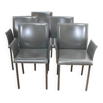 Set of 5 Marcia armchairs, Protis