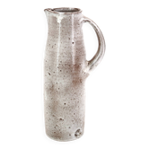 Grey-brown stoneware jug by Jeanne and Norbert Pierlot, 1960s.