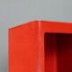 Meuble Valletto Quadro en plastique rouge