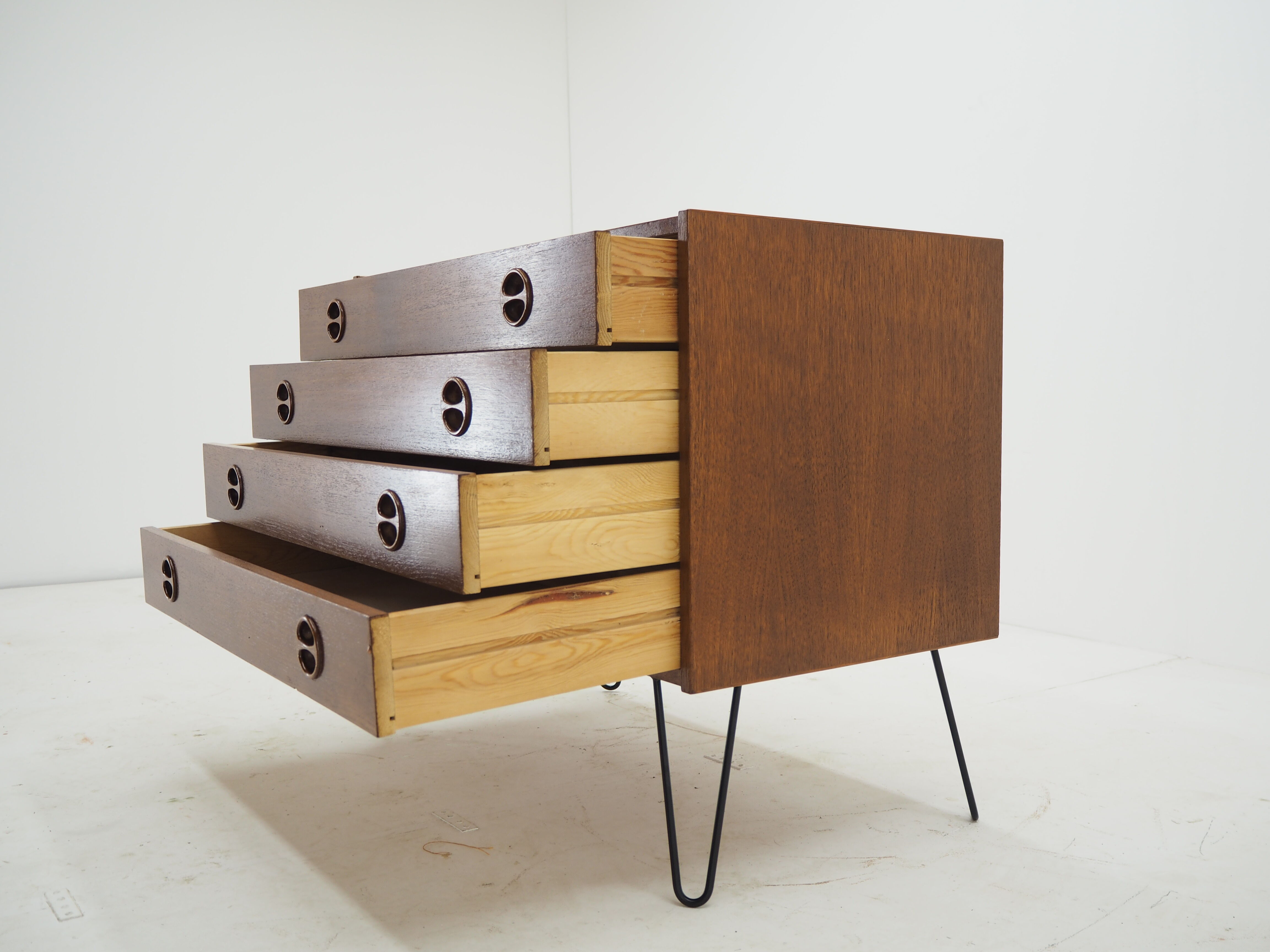 1960s Upcycled Teak Chest of Drawers, Denmark