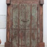 Ancienne Porte Indienne en Vieux Teck